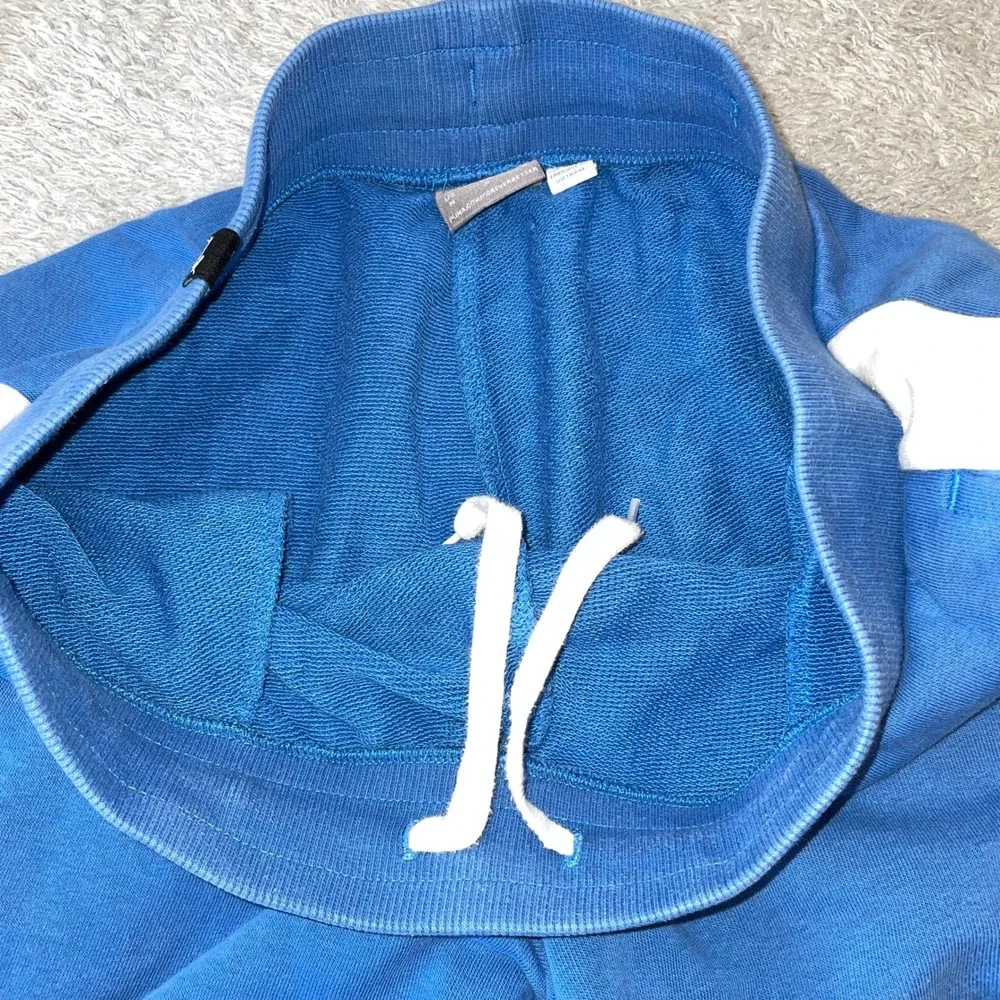 Puma Men's Blue & White‎ Logo Athletic Shorts Training Gym Activewear Medium